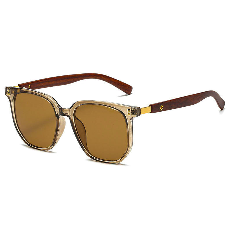Soltero | Unisex Retro Woodgrain Sunglasses