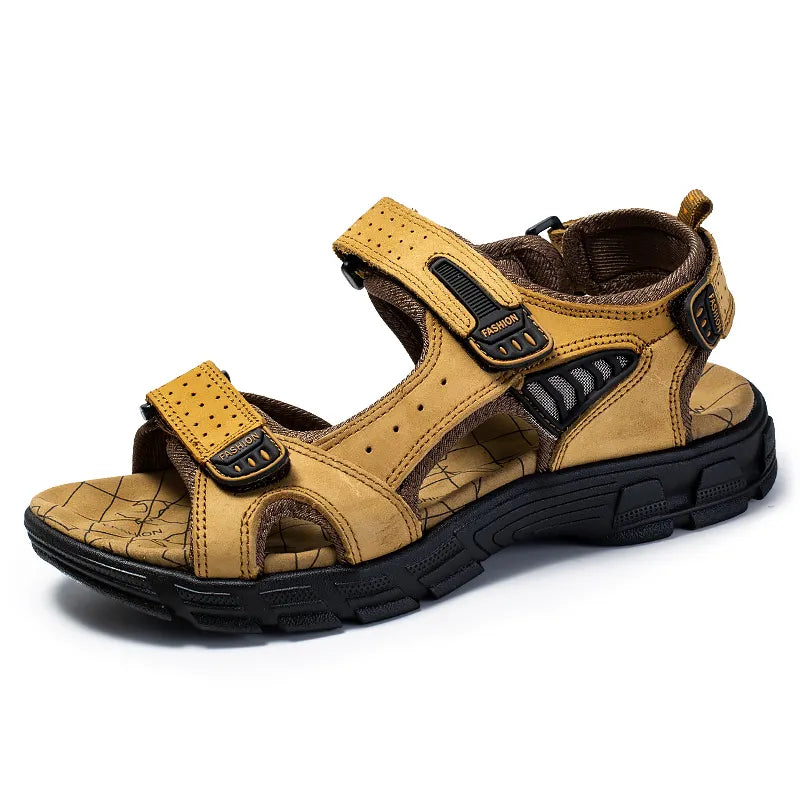 Men’s Velcro Sandals Adjustable Comfort Fit with Supportive Sole