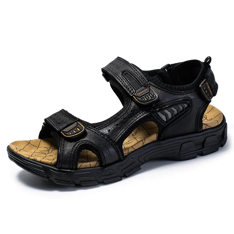Men’s Velcro Sandals Adjustable Comfort Fit with Supportive Sole