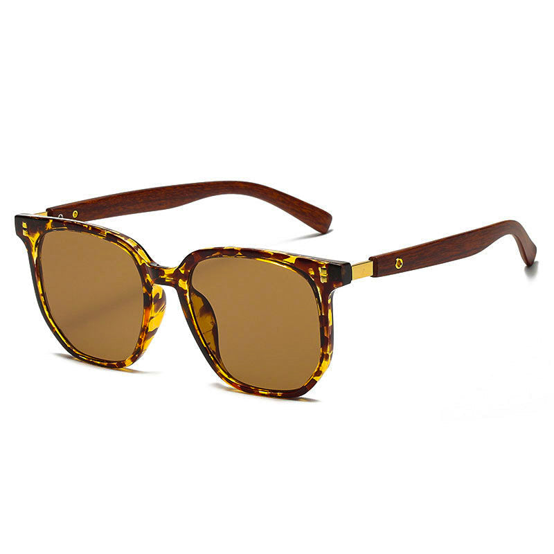 Soltero | Unisex Retro Woodgrain Sunglasses