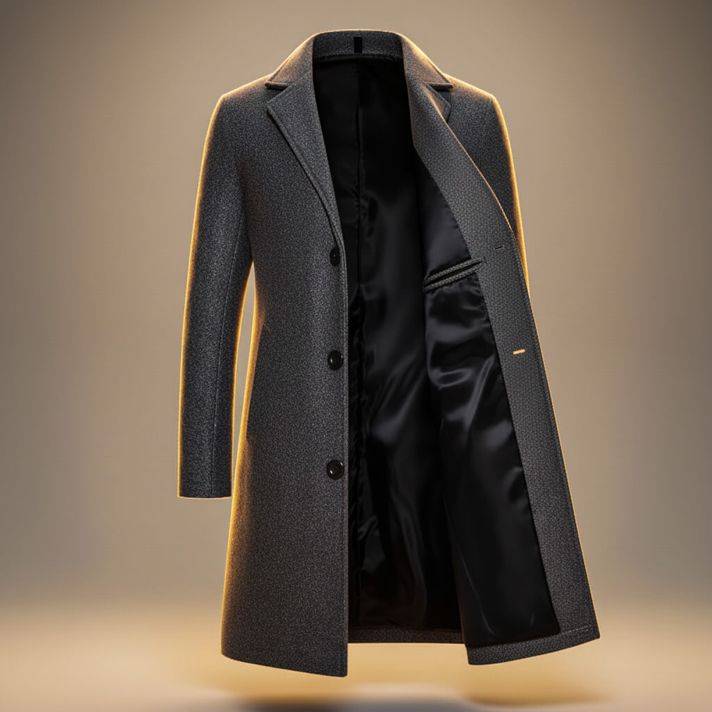 Peruvia | Men’s Organic Cotton Minimal Coat