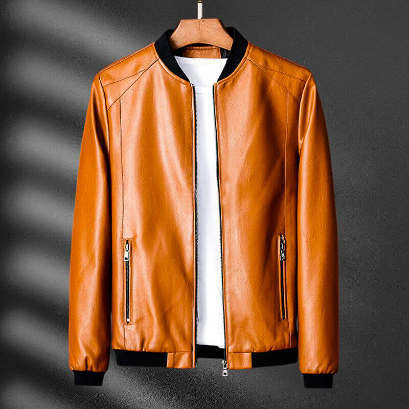 Lucenzo | Men’s Italian Leather Jacket