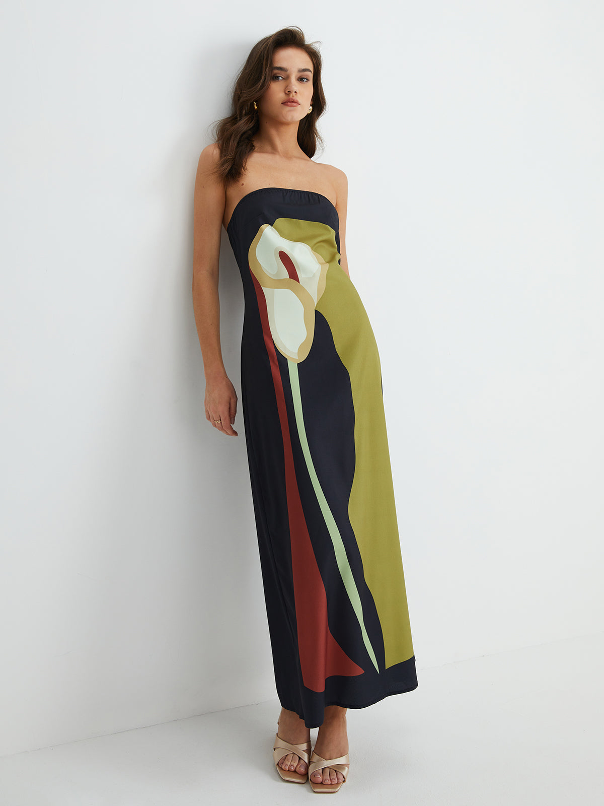Women's Timeless Strapless Summer Maxi Evening Dress