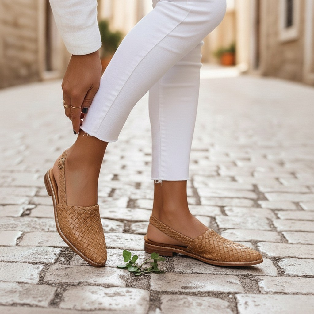 Women's Refined Fashion Artisanal Woven Flats