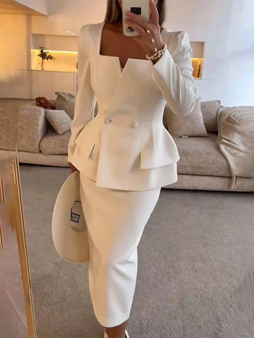 Lyrica | Women’s Two-Piece Blazer and Skirt Set