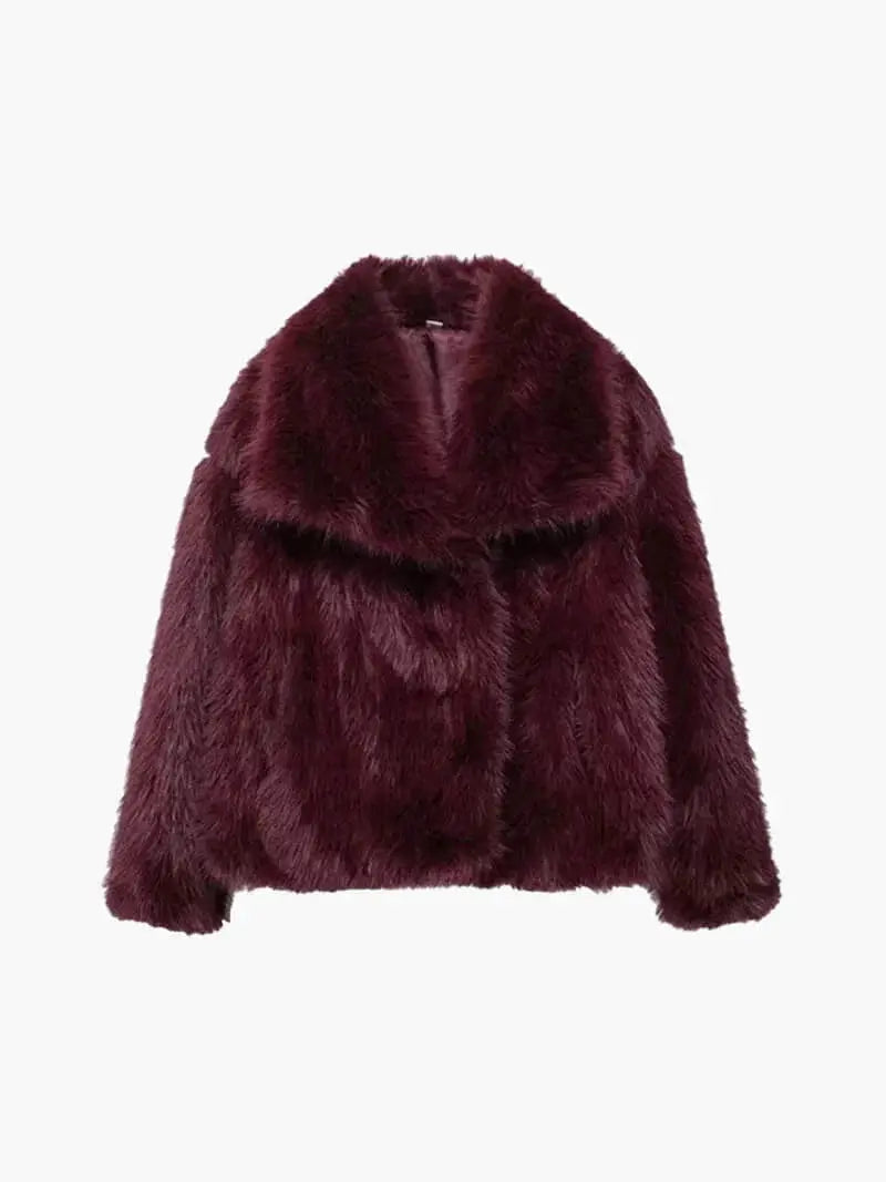Beanne | Women’s Faux Fur Lapel Coat