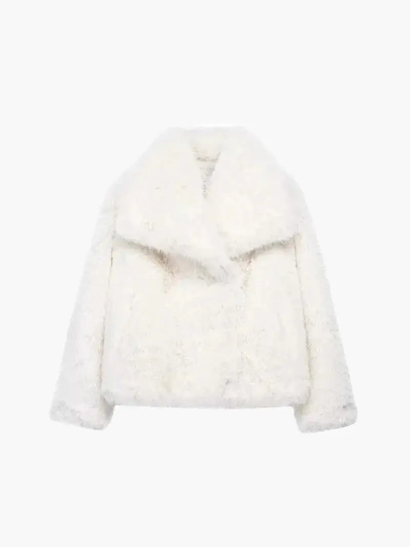 Beanne | Women’s Faux Fur Lapel Coat
