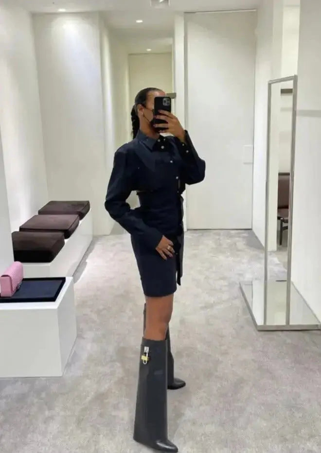 Sienna | Women’s Knee High Wedge Boots
