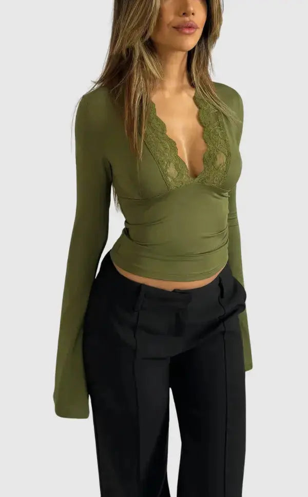 Stell | Women’s Long-Sleeve Wrap Top