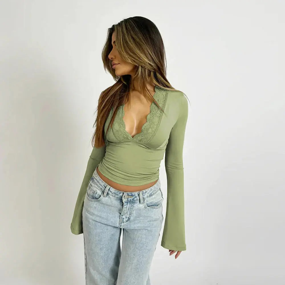 Stell | Women’s Long-Sleeve Wrap Top