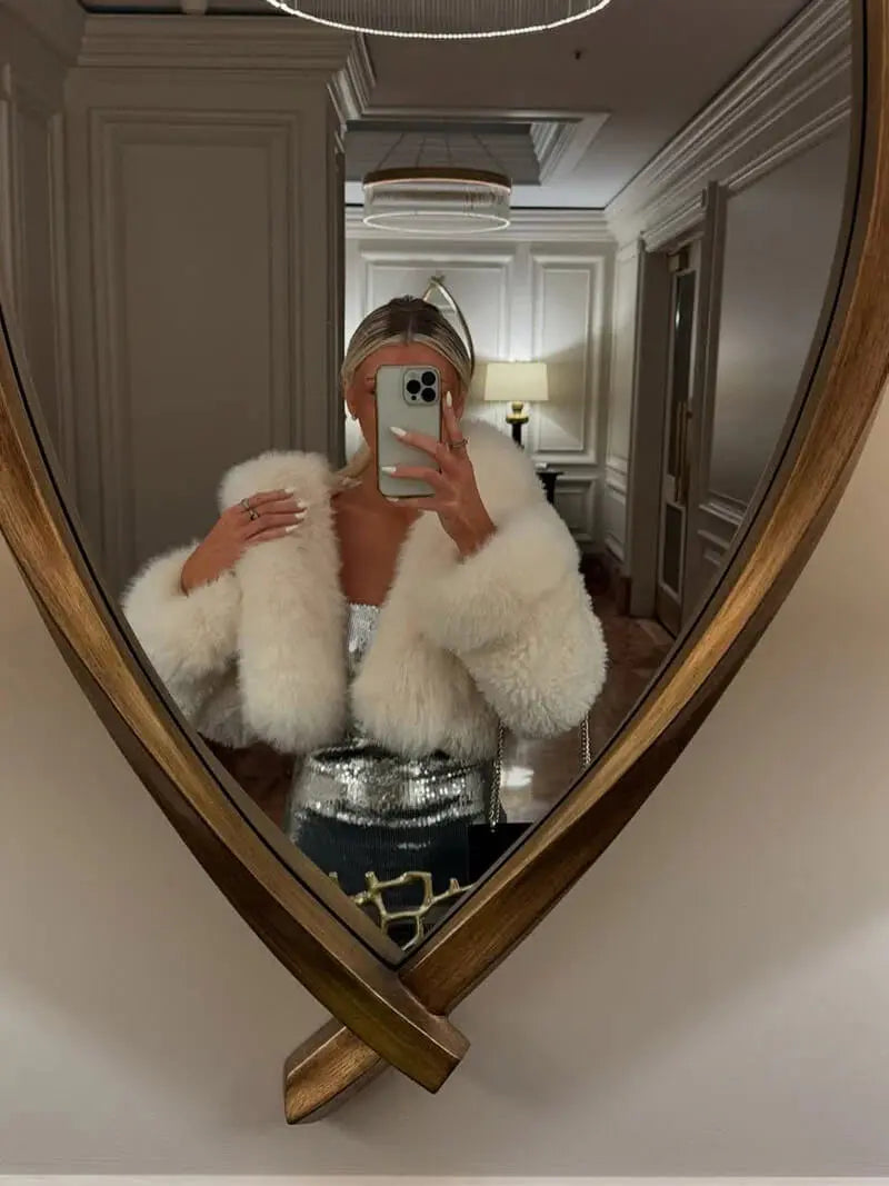 Sorelle | Women’s Oversized Faux Fur Coat