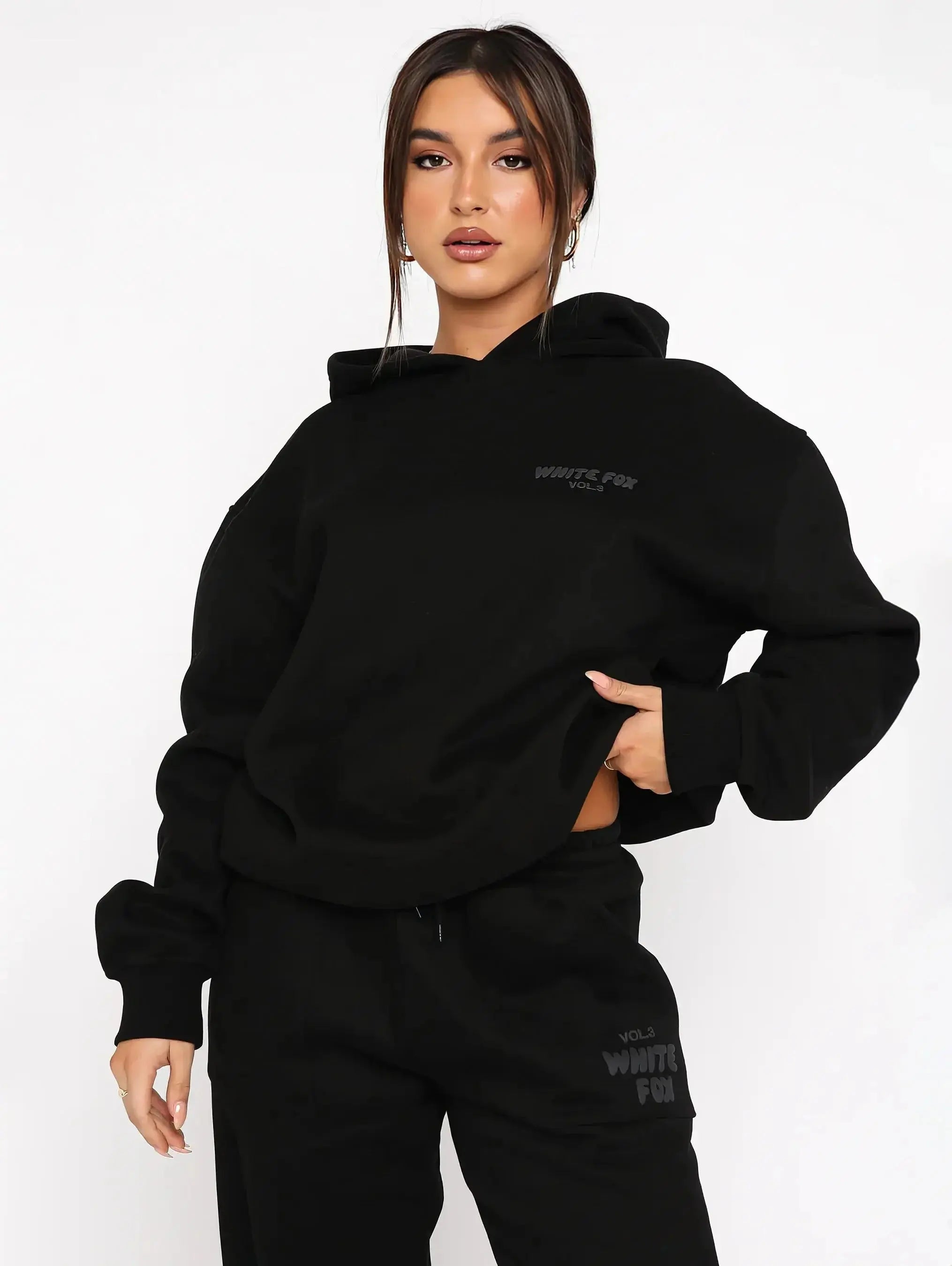 Kiera | Women’s Cropped Hoodie and Jogger Set