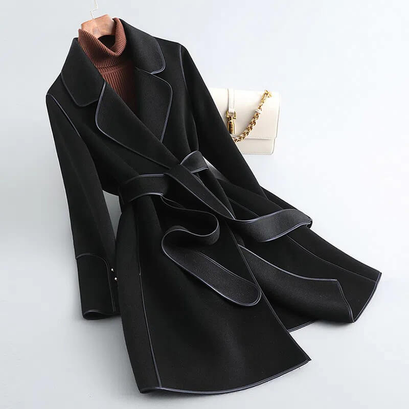 Aria | Women’s Virgin Wool Wrap Coat