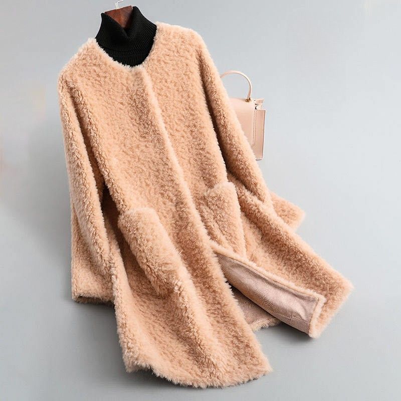 Marsir | Shearling Draped Coat