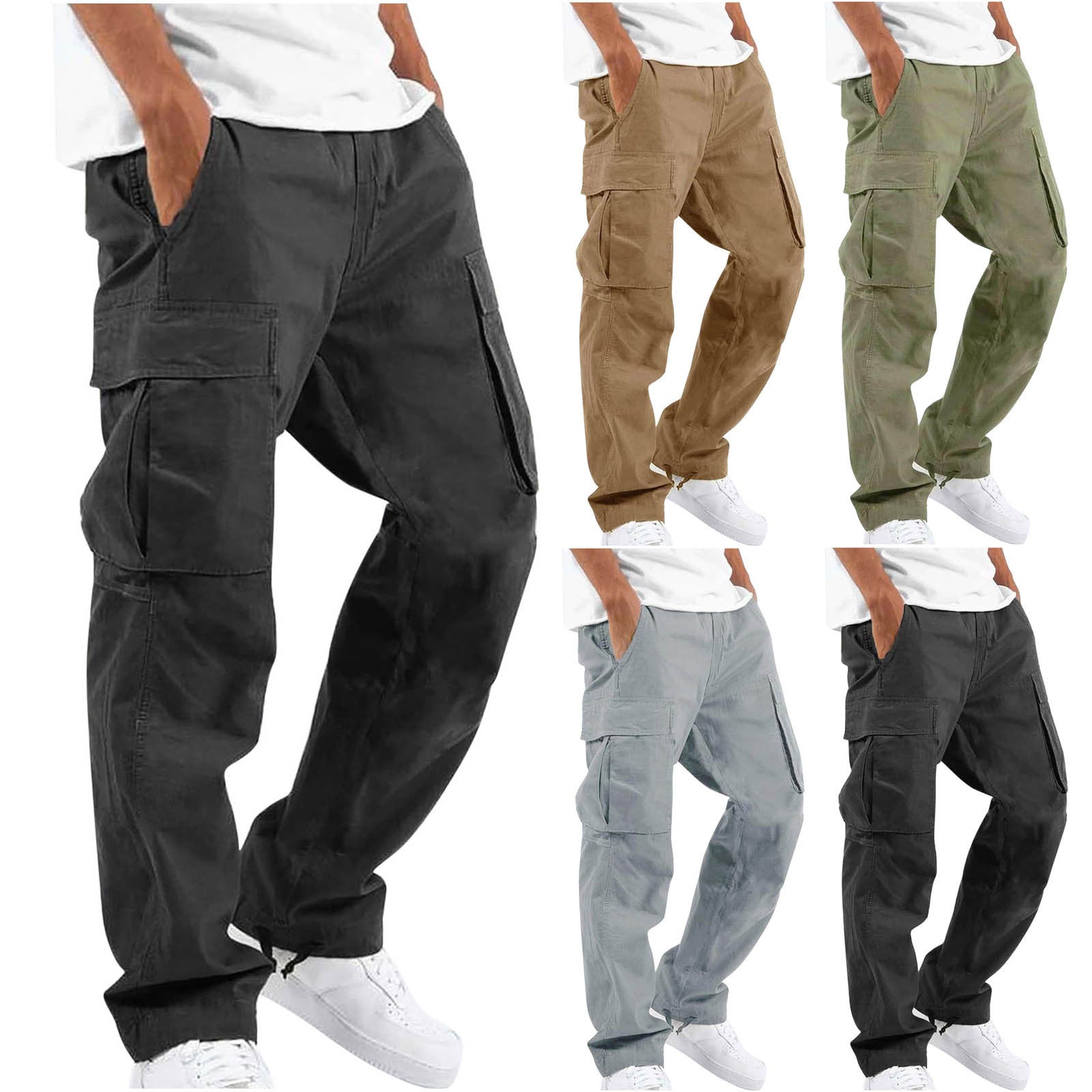 Brenner | Men’s Cargo Pants Casual Fit Trousers