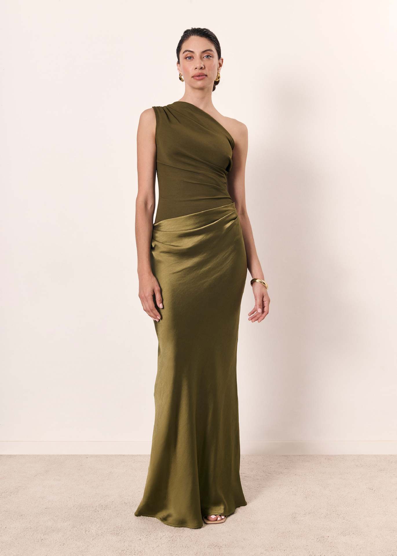 Women’s Modern Elegance Occasion One-Shoulder Evening Dress