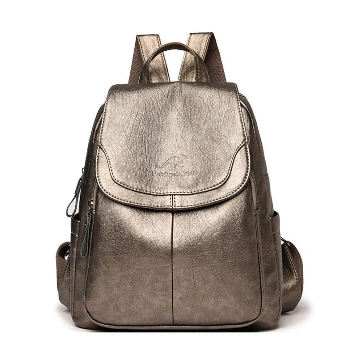 Chic and Secure Organised Travel Anti-Theft Backpack for Stylish Women