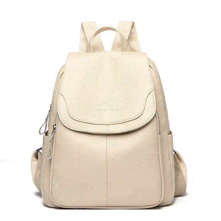 Chic and Secure Organised Travel Anti-Theft Backpack for Stylish Women