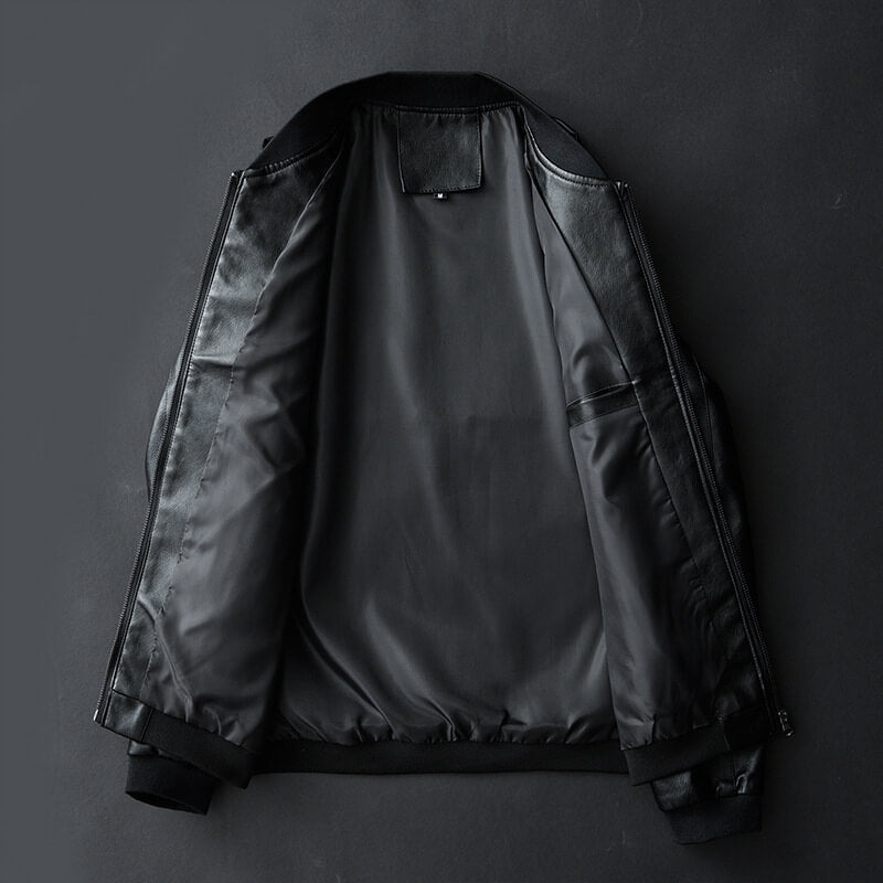 Lucenzo | Men’s Italian Leather Jacket