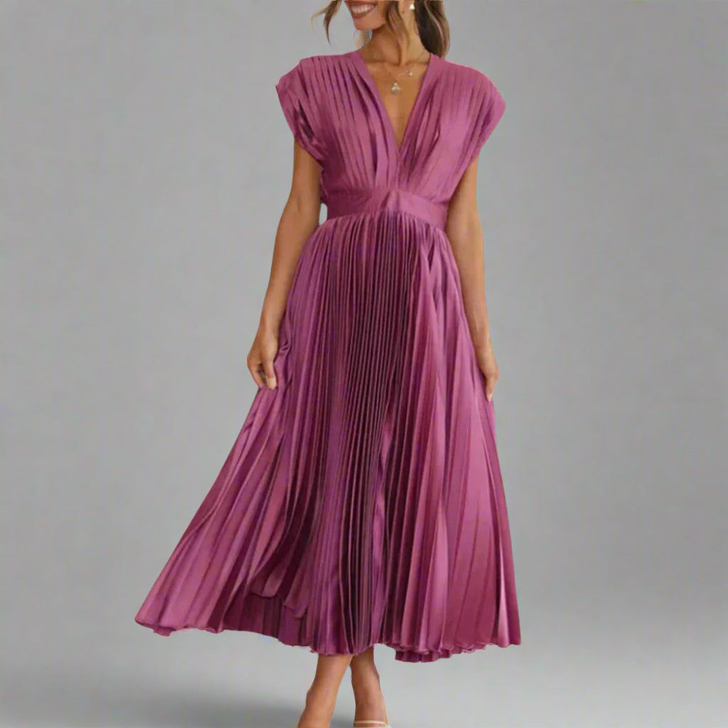 Timeless Women's Relaxed Evening Wedding Midi Dress for Every Occasion