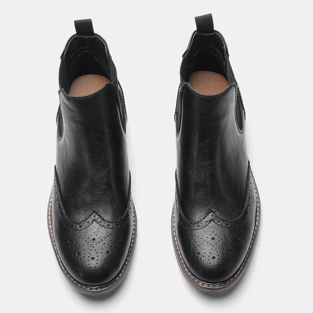 Men's Modern Retro Chelsea Boots with Durable Sole