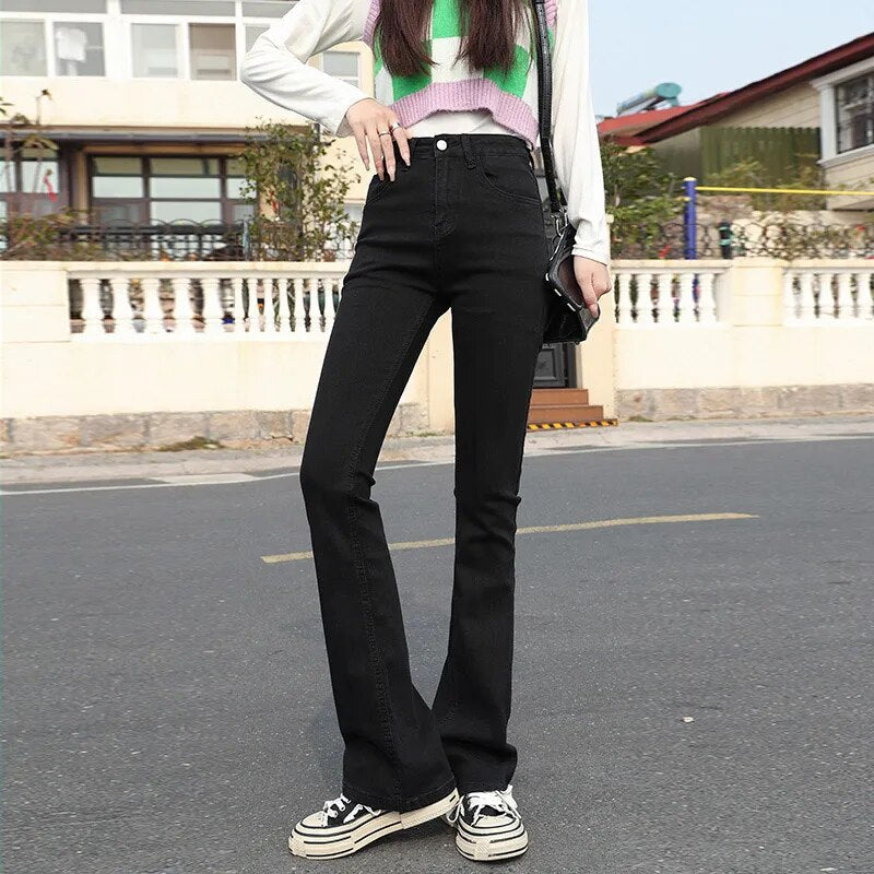 Women’s Classic High Waist Flare Jeans