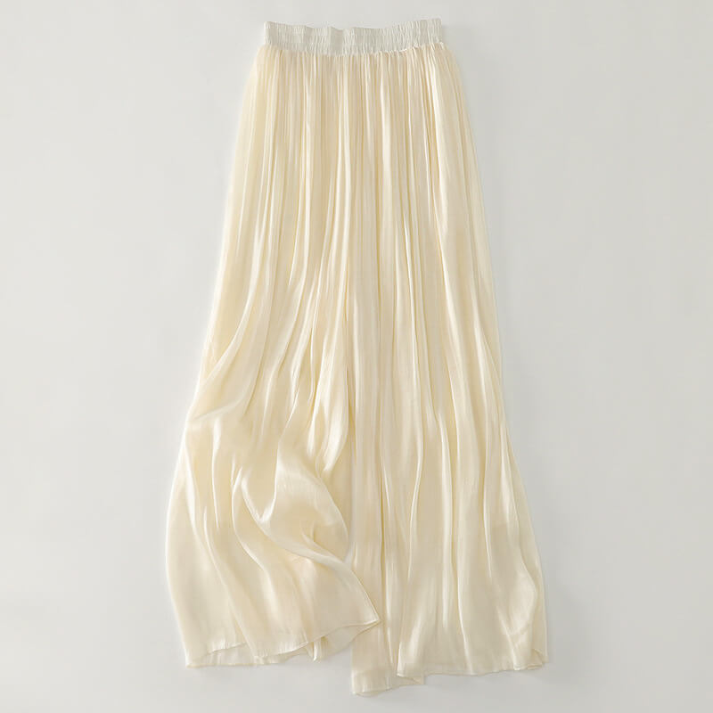 Lumeria | Women’s Serena Satin Wide-Leg Pants