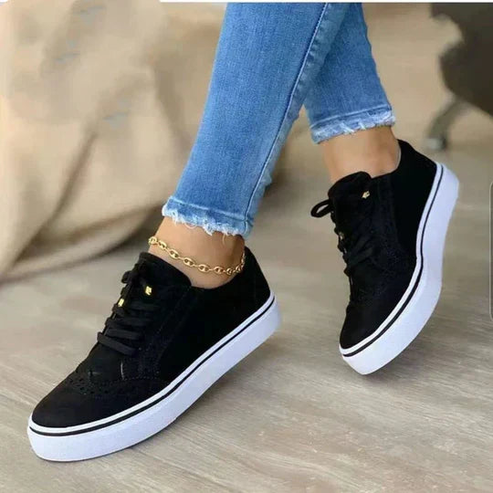 Women’s Comfort Sneakers Supportive Lace-Up Casual Wear