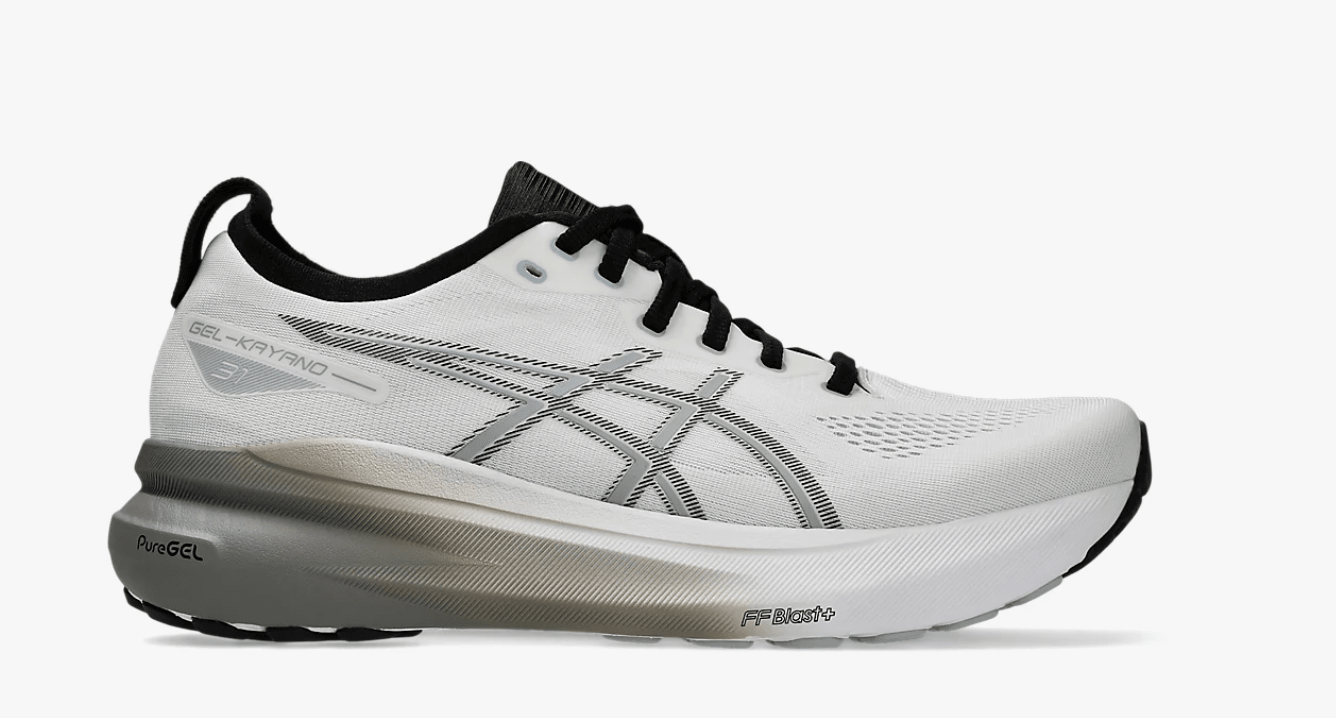 Gel-Kayano 31 Cushioned Stability Running Shoes – Lightweight Breathable Road Trainers