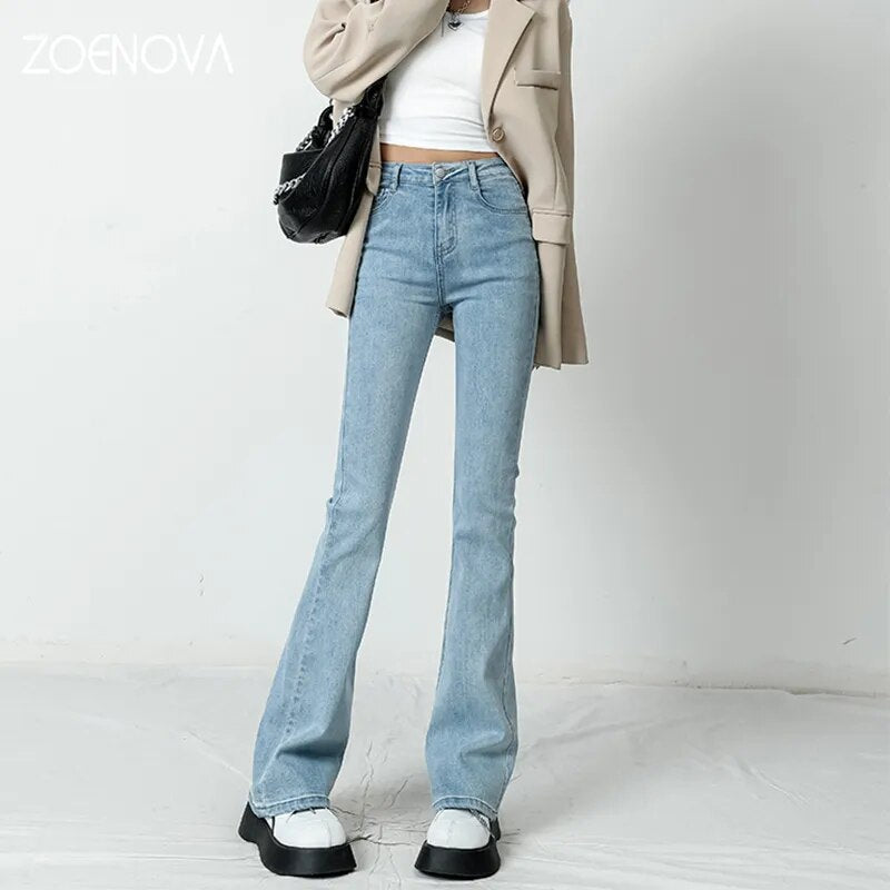 Women’s Classic High Waist Flare Jeans