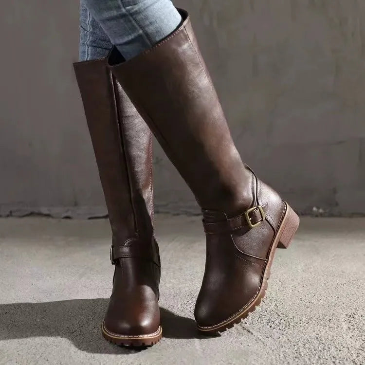 Women’s Fashionable Versatile Casual Outdoor Stable Boots