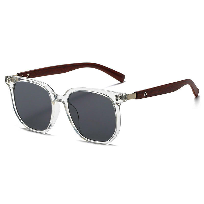 Soltero | Unisex Retro Woodgrain Sunglasses