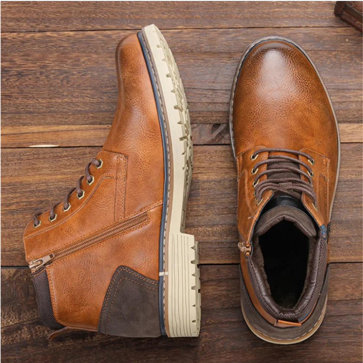 Stylish adventure sturdy hiking boots for men