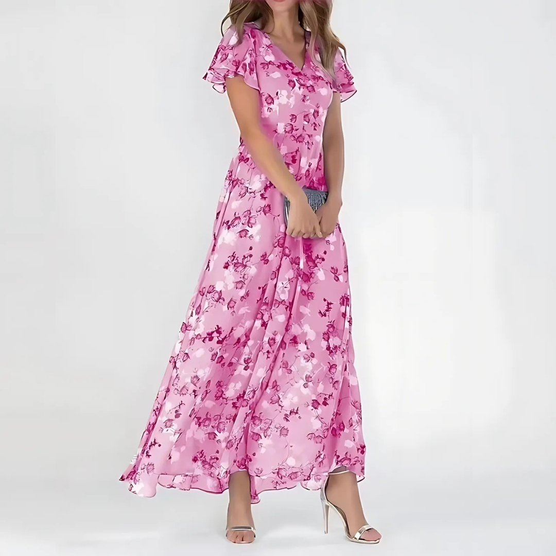 Women’s Summer Dresses with Flattering Floral Fit for Wedding Guests