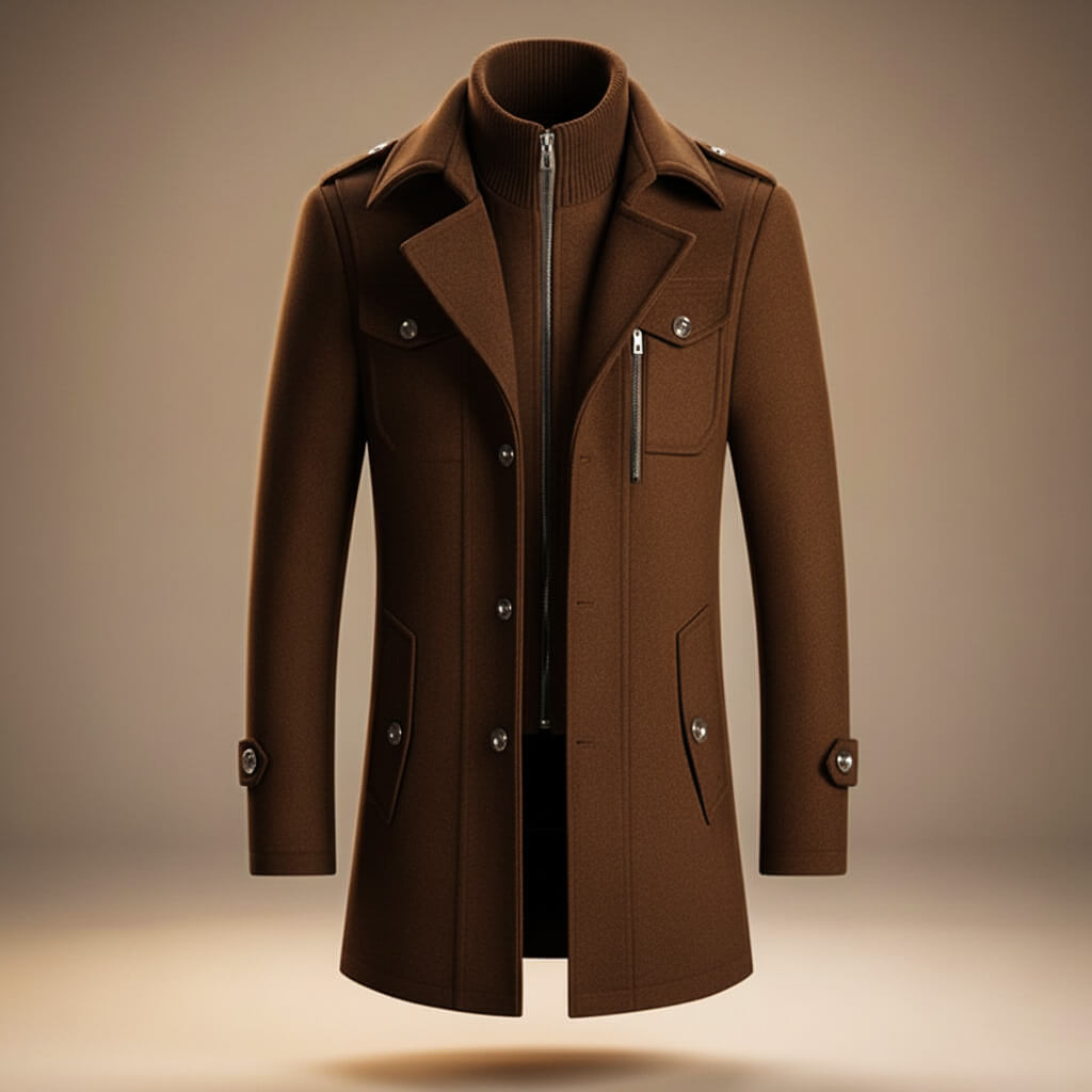 Valero | Men’s Virgin Wool Coat