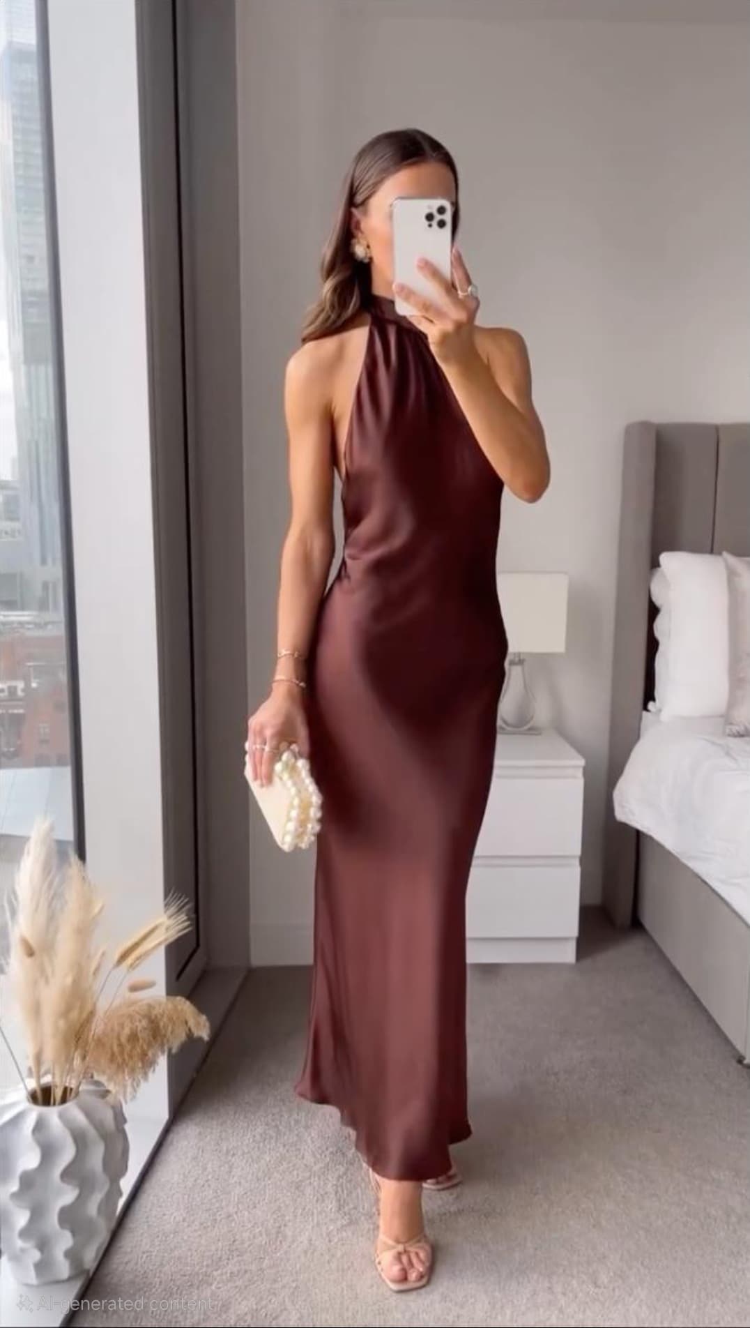 Women's Captivating Exquisite Velvet Dusk Midi Dress for Evening Wear