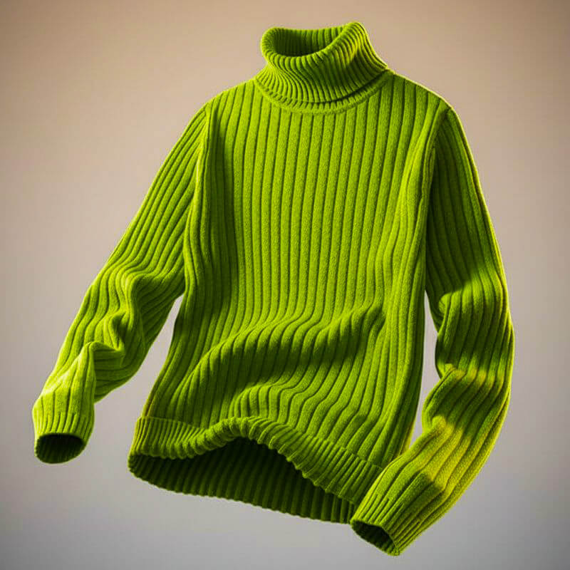 Prine | Men’s Ribbed Wool Turtleneck