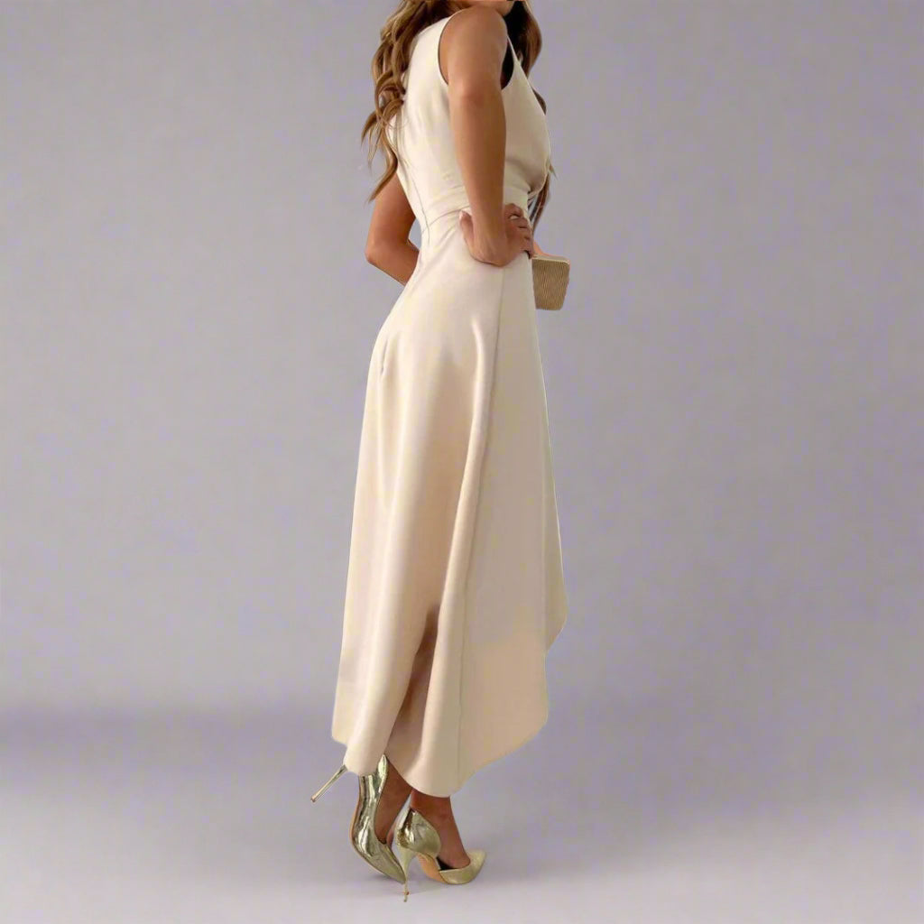 Elegant Getaway Occasion Wedding Midi Dress for Women