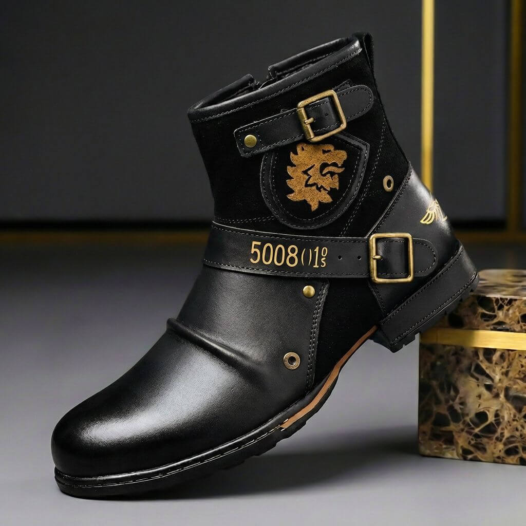 Ruvano | Men’s Suede & Leather Vintage Boots