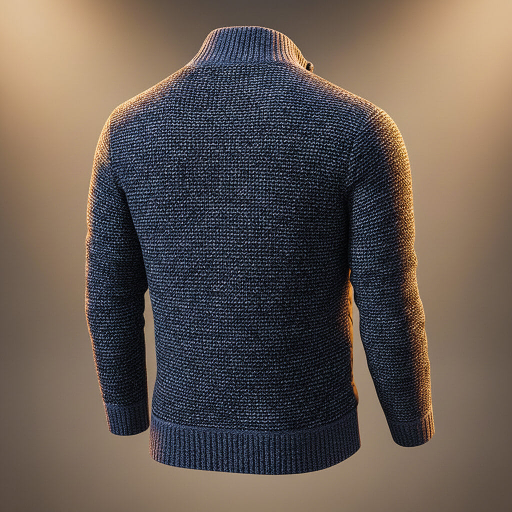 Cortiano | Men’s Chenille Wool-Blend Quilted Jacket