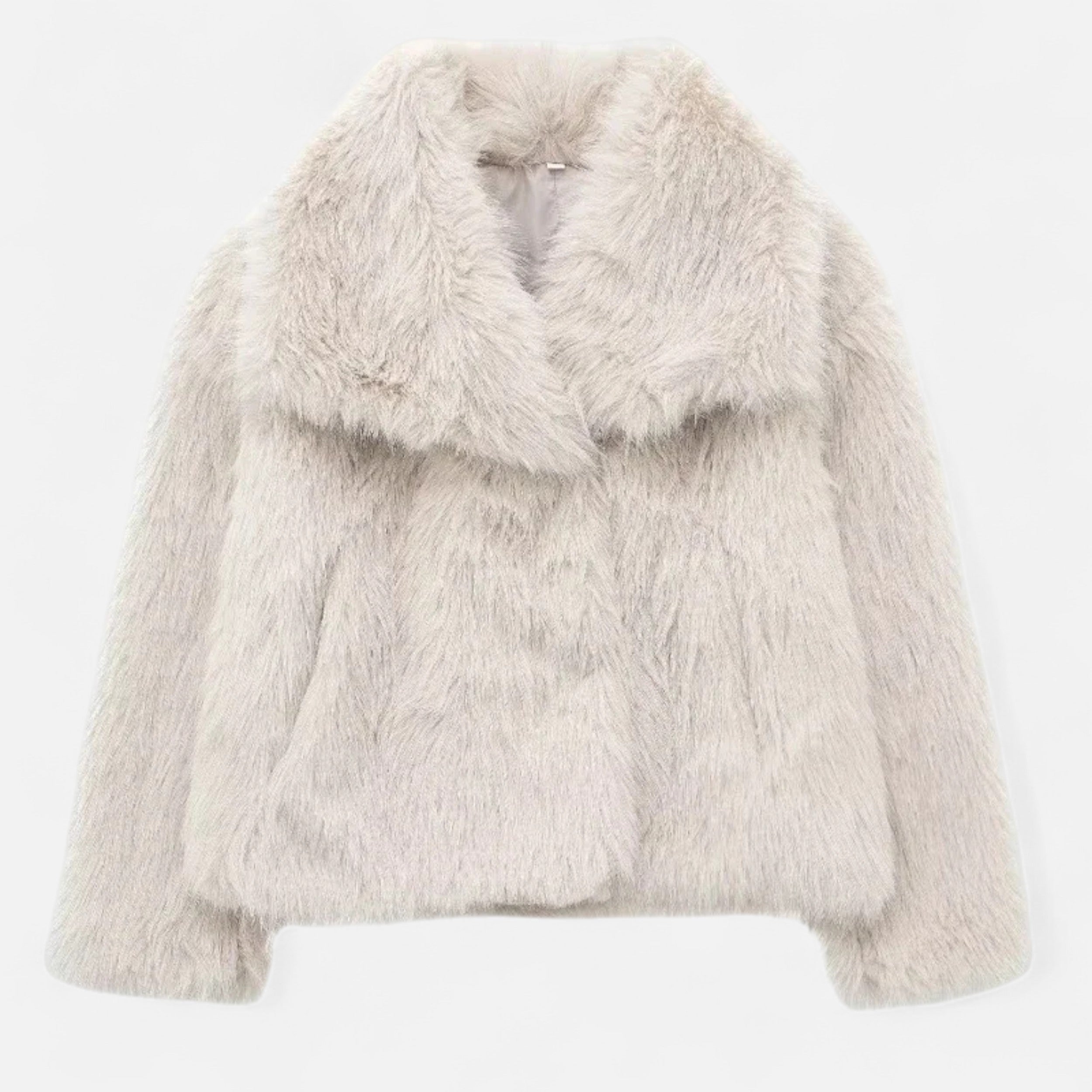 Women’s Cozy Fluffy Warm Plush Faux Fur Winter Coat