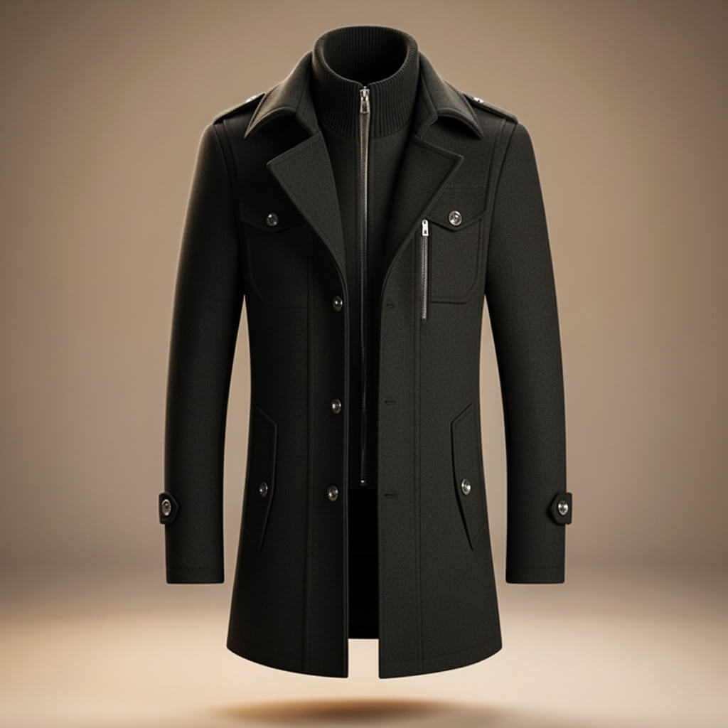 Valero | Men’s Virgin Wool Coat