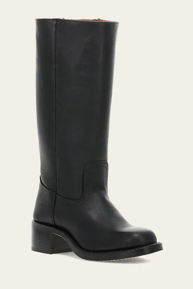 Women’s Mid Calf Western Boots with Block Heel