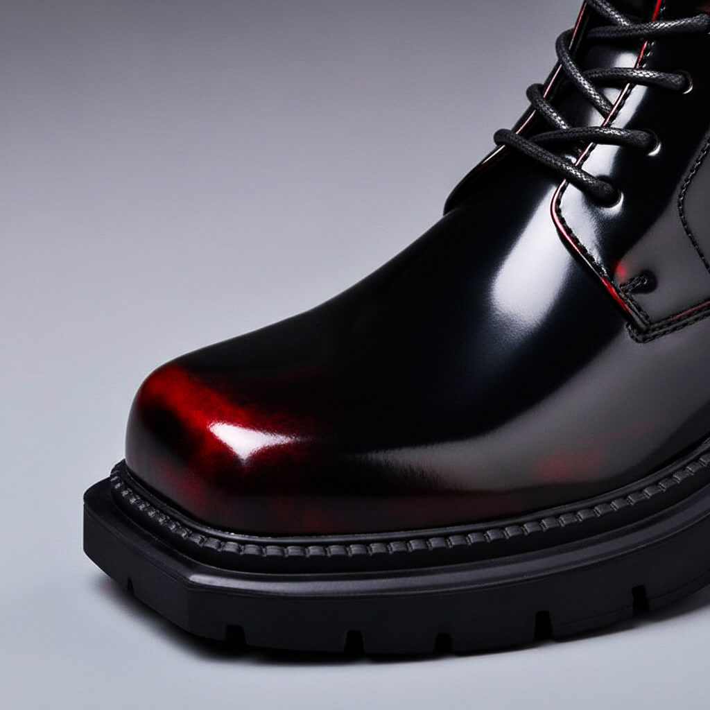 Vantello | Men’s Vintage Gloss Leather Boots
