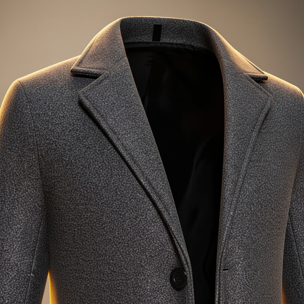 Peruvia | Men’s Organic Cotton Minimal Coat