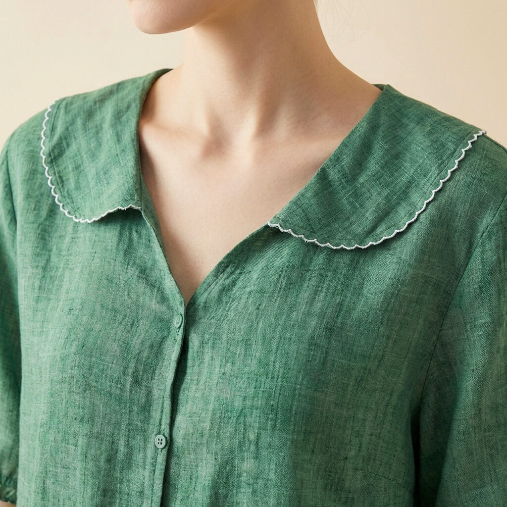 Elviane | Women’s Linen Blend Blouse