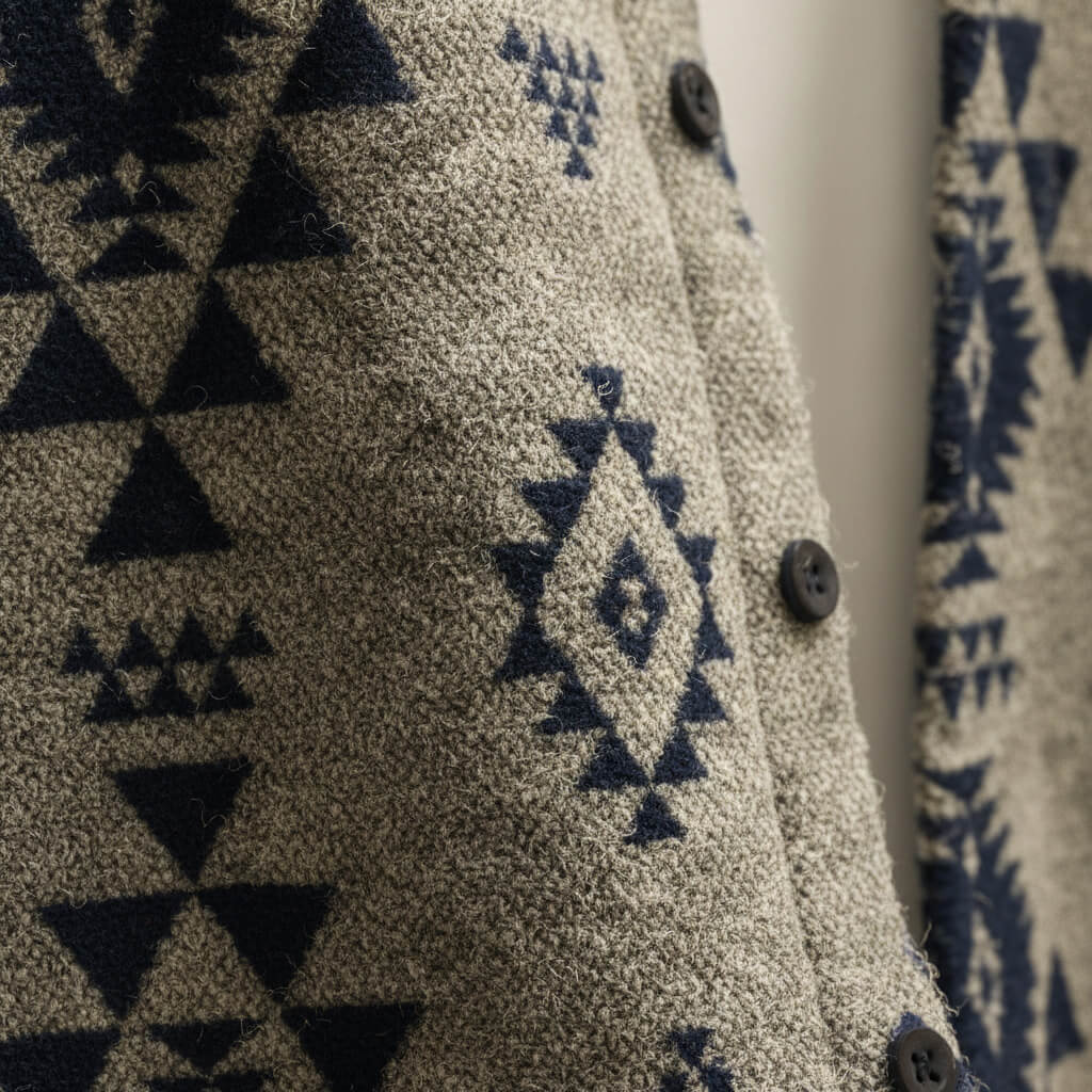 Crellan | Men’s Southwestern Wool Blend Jacket