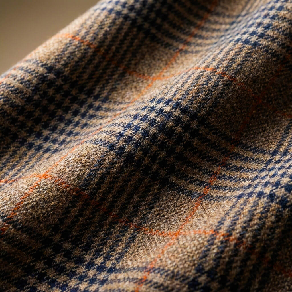 Valentio | Men’s Wool-Blend Houndstooth Blazer