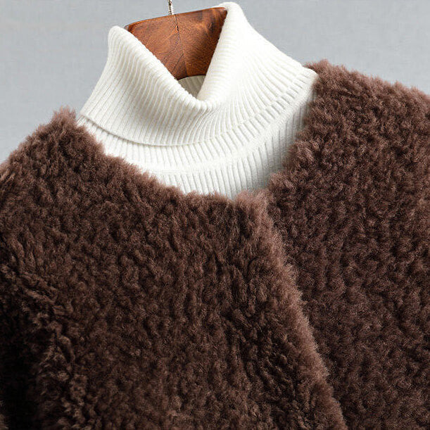 Marsir | Shearling Draped Coat