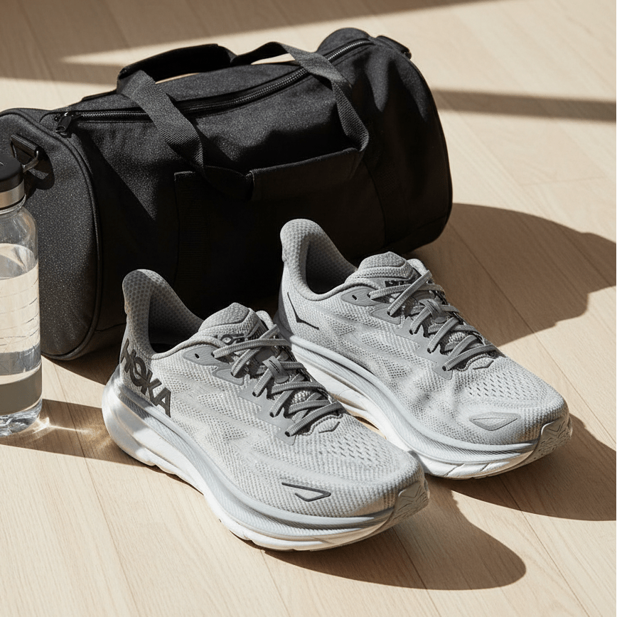 Hoka Clifton 9 Lightweight Cushioned Breathable Running Shoes